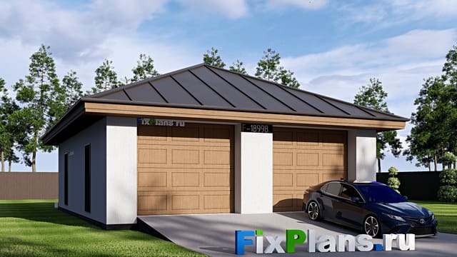 Одноэтажный дом F-18998